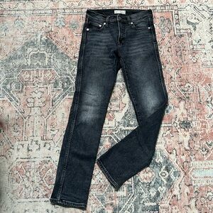 GAP Slim Straight Faded Black Jeans